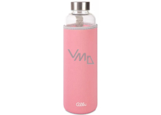 Albi Glass bottle neoprene - pink 720 ml
