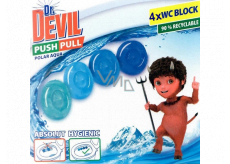 Dr. Devil Polar Aqua Push Pull WC block without basket 4 x 20 g