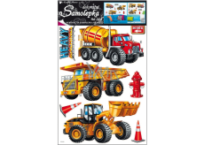 Wall stickers construction machinery 60 x 42 cm