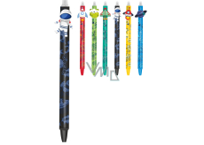 Colorino rubberized pen Space Life black, blue refill 0,5 mm