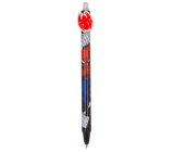 Colorino Rubberized pen Spiderman red spider, blue refill 0,5 mm