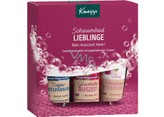 Kneipp Šťastné koupání pěna do koupele Hluboké uvolnění 100 ml + Staré dobré časy 100 ml + Mandlové květy 100 ml, kosmetická sada