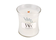 WoodWick Island Coconut - Island Coconut scented candle with wooden wick and lid glass small 85 g