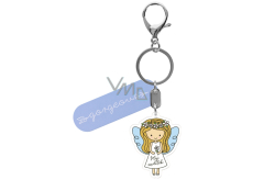 Albi Picture key ring with carabiner My angel