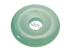 Aventurine green Donut natural stone 30 mm, lucky stone