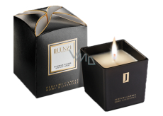 jFenzi Lili Ardagio Soy Scented Candle with the Fragrance of Giorgio Armani Si Intense Handcrafted Black 200 g