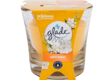 Glade Anti Tabac vonná svíčka ve skle, doba hoření až 30 hodin 112 g