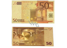 Talisman Gold plastic banknote 50 EUR