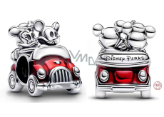 Charm Sterling silver 925 Disney Mickey & Minnie ma trip, bead on travel bracelet